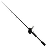Abu Garcia 1365449 Pro Max Baitcast Low Profile Combo 7.1:1 Gear Ratio. 8 Bearings, 7' 1pc Rod, 10-20 lb Line Rate, Fast Action, RH