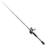 Abu Garcia 1365450 Silver Max Baitcast Low Profile Combo 6.4:1 Gear Ratio. 6 Bearings, 6'6