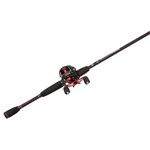 Abu Garcia 1365454 Black Max Baitcast Low Profile Combo 6.4:1 Gear Ratio. 5 Bearings, 7' 1pc Rod, 8-15 lb Line Rate, Fast Action, RH