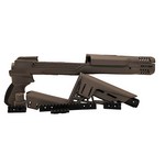 Advanced Technology International USA, LLC B.2.40.1212 Ruger Mini-Thirty TactLite Adjustable Stock with Scorpion Recoil System, Destroyer Gray