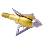 Allen Company 14657 Torrent Crossbow Broadhead 100 Grains, 3 Blades, Yellow, 3 Pack