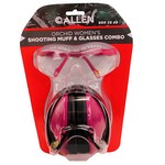 Allen Company 2317 Orchid Womens Shooting Muff & Glasses 