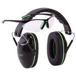 Allen Company 2325 Gamma Junior Shooting Muffs and Glasses Black/Neon Green