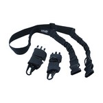 Allen Company 8911 Duallie Tactical Rifle Sling Single Point/Double Point, Black 