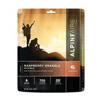 Alpine Aire Foods 60119 Raspberry Granola with Milk Serves 2 
