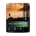 Alpine Aire Foods 60430 Three Cheese Lasagna Serves 2 