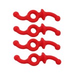 Apex Gear AG460R Apex Doubled Down String Silencer Red, 4 Pack