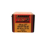 Barnes Bullets 30264 270 Caliber Bullets Triple-Shock X, 130 Grains, Hollow Point Boat Tail (HPBT) Lead-Free, Per 50