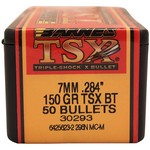 Barnes Bullets 30293 284 Caliber/7mm Bullets Triple-Shock X, 150 Grains, Hollow Point Boat Tail (HPBT) Lead-Free, Per 50