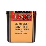 Barnes Bullets 30349 30 Caliber Bullets Triple-Shock X, 165 Grains, Hollow Point Boat Tail (HPBT) Lead-Free, Per 50