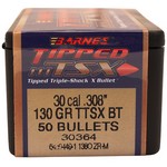 Barnes Bullets 30364 30 Caliber Bullets Tipped Triple-Shock X, 130 Grains, Spitzer Boat Tail (SBT) Lead-Free, Per 50