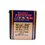 Barnes Bullets 30372 30 Caliber Bullets Tipped Triple-Shock X, 180 Grains, Spitzer Boat Tail (SBT) Lead-Free, Per 50