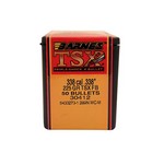 Barnes Bullets 30412 338 Caliber Bullets Triple-Shock X, 225 Grains, Hollow Point Flat Base (HPFB) Lead-Free, Per 50