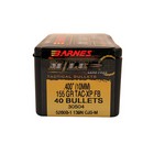 Barnes Bullets 30504 10mm Auto Bullets TAC-XP, 155 Grains, Hollow Point (HP) Lead-Free, Per 40 