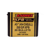 Barnes Bullets 30562 454 Casull Bullets XPB Handgun, 250 Grains, Solid Copper Hollow Point (SCHP) Lead-Free, Per 20