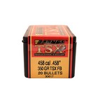 Barnes Bullets 30617 458 Caliber Bullets Triple-Shock X, 350 Grains, Hollow Point Flat Base (HPFB) Lead-Free, Per 20