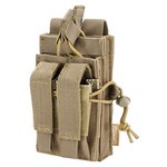 Barska Optics BI13014 Single Rifle/Pistol Magazine Pouch CX-950, Dark Earth