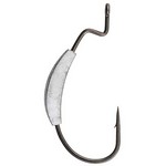 Berkley 1365488 Fusion19 Hooks Weighted EWG Size 6/0, Smoke Satin, Per 4