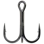 Berkley 1405854 Fusion19 Treble 1x Hooks Size 2 Hook, Black Nickel, Per 6