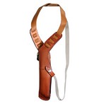 Bianchi 12363 X15 Plain Tan Shoulder Holster Plain Tan, Left Hand, Size 02