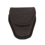 Bianchi 18190 7300 Series AccuMold Covered Handcuff Case Hidden Snap Closure, Size 1, Black