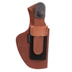 Bianchi 19035 6D Deluxe Waistband Holster Natural Suede, Size 09, Left Hand