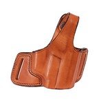 Bianchi 19606 5 Black Widow Leather Holster Plain Tan, Size 09, Right Hand