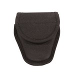 Bianchi 23013 7300 Series AccuMold Covered Handcuff Case Hidden Snap Closure, Size 2, Black