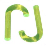 Birchwood Casey 41502 Fiber Optic UV Chartreuse Bore Light 2 Pack 