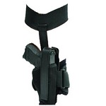 BlackHawk! 40AH12BK-R Nylon Ankle Holster Glock 26/27/33, Black, Right Hand