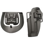 BlackHawk! 410504BK-L Serpa CQC, Belt & Paddle Holster Beretta 92/96, Plain Matte Black Finish, Left Hand