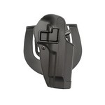 BlackHawk! 410504BK-R Serpa CQC, Belt & Paddle Holster Beretta 92/96, Plain Matte Black Finish, Right Hand