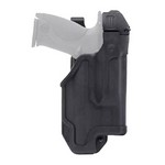 BlackHawk! 44E061BK-L Epoch Level 3 Light Bearing Duty Holster Sig Sauer P250 and P320, Matte Black, Left Hand