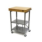 Bradley Technologies BTKITCART Foldable Kitchen Cart 