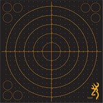 Browning 129124 Easy Spot Paper Target-Circle, Black 