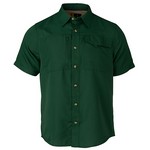 Browning 3010766401 Phenix Shooting Shirt Short Sleeve, Dark Olive, Small