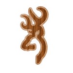Browning 3922699678 Decal Wood Border Buckmark