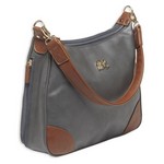 Bulldog Cases BDP-018 Hobo Style Purse with Holster Gray/Tan