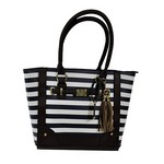 Bulldog Cases BDP-050 Tote Style Purse with Holsters, Navy Stripe