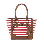 Bulldog Cases BDP-051 Tote Style Purse with Holsters, Cherry Stripe