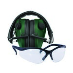 Caldwell 487309 E-Max Electronic Hearing Protection Low Profile w/Shooting Glasses