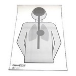 Champion Traps and Targets 40731 Police Silhouette Target Anatomy (Per 100)