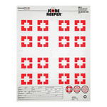 Champion Traps and Targets 45727 Orange Bullseye Targets AC3 Sight In (12 Pack)
