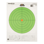 Champion Traps and Targets 45795 Large Green Bullseye 100 Yards (Per 12) 