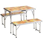 Coleman 2000020283 Table Packaway Picnic Set Mosaic