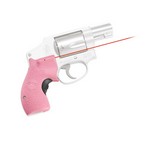 Crimson Trace LG-105-PINK-S Smith and Wesson J-Frame Round Butt Lasergrip,Front Activation-Pink, Clam Pack