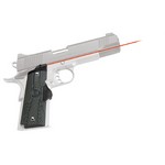 Crimson Trace LG-910 1911 Government/Commander G-10 Green/Black LaserGrip Front Activation, Full Size