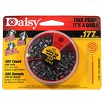 Daisy 987781-446 Pellets .177 Caliber, 7.29 Grains,  (100 Flat, 100 Pointed, and 100 Hollow Point)