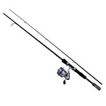 Daiwa DSK20-2B/F602ML D-Shock Freshwater Spinning Combo 2 Bearings, 6' Length, 2 Piece Rod, Medium,/Light Power