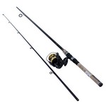 Daiwa DSK30-B/F702M D-Shock Freshwater Spinning Combo 3000, 7' 2 Piece Rod, 6-14 lb Line Rate, 1/4-3/4 oz Lure Rate